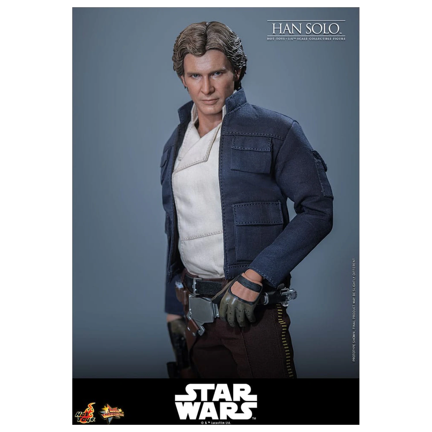 Star Wars Episode V Movie Masterpiece Action Figur 1/6 Han Solo 31 cm Produktfoto