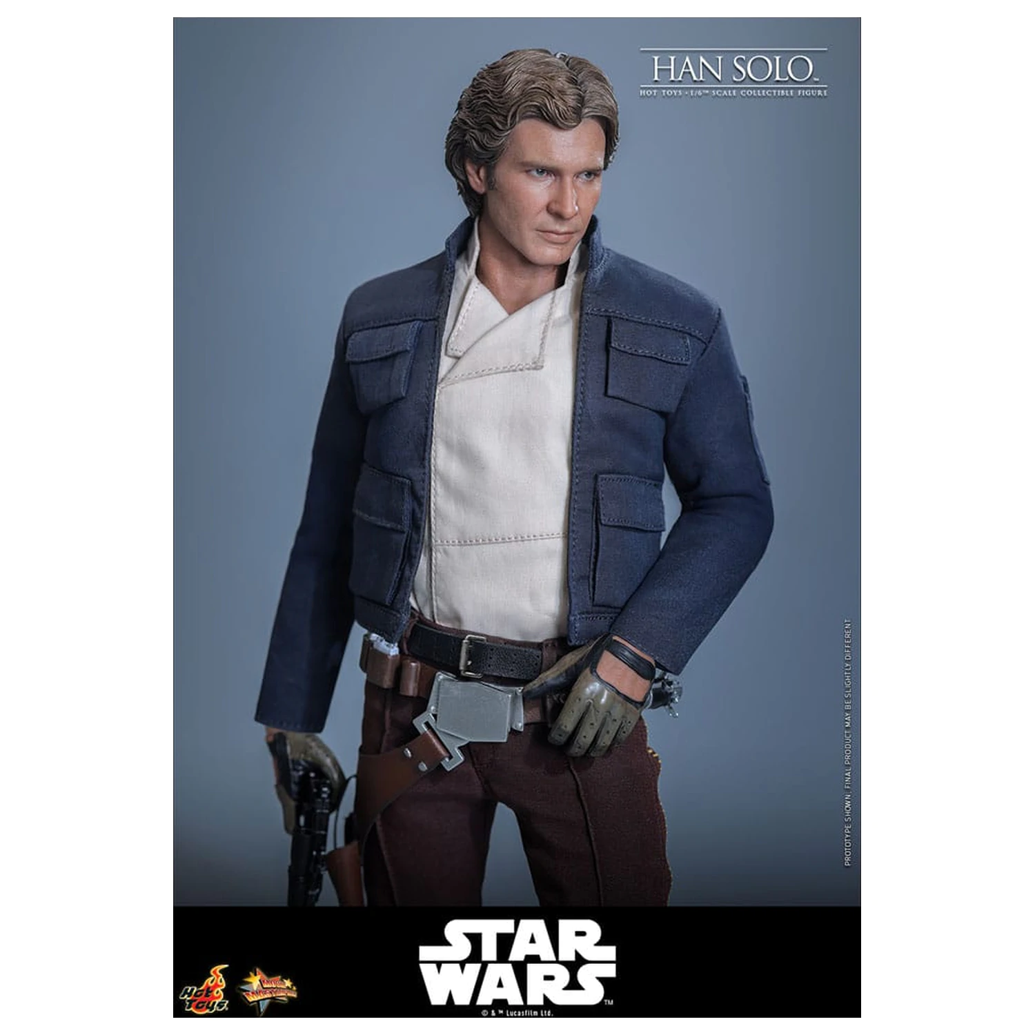 Star Wars Episode V Movie Masterpiece Action Figur 1/6 Han Solo 31 cm Produktfoto