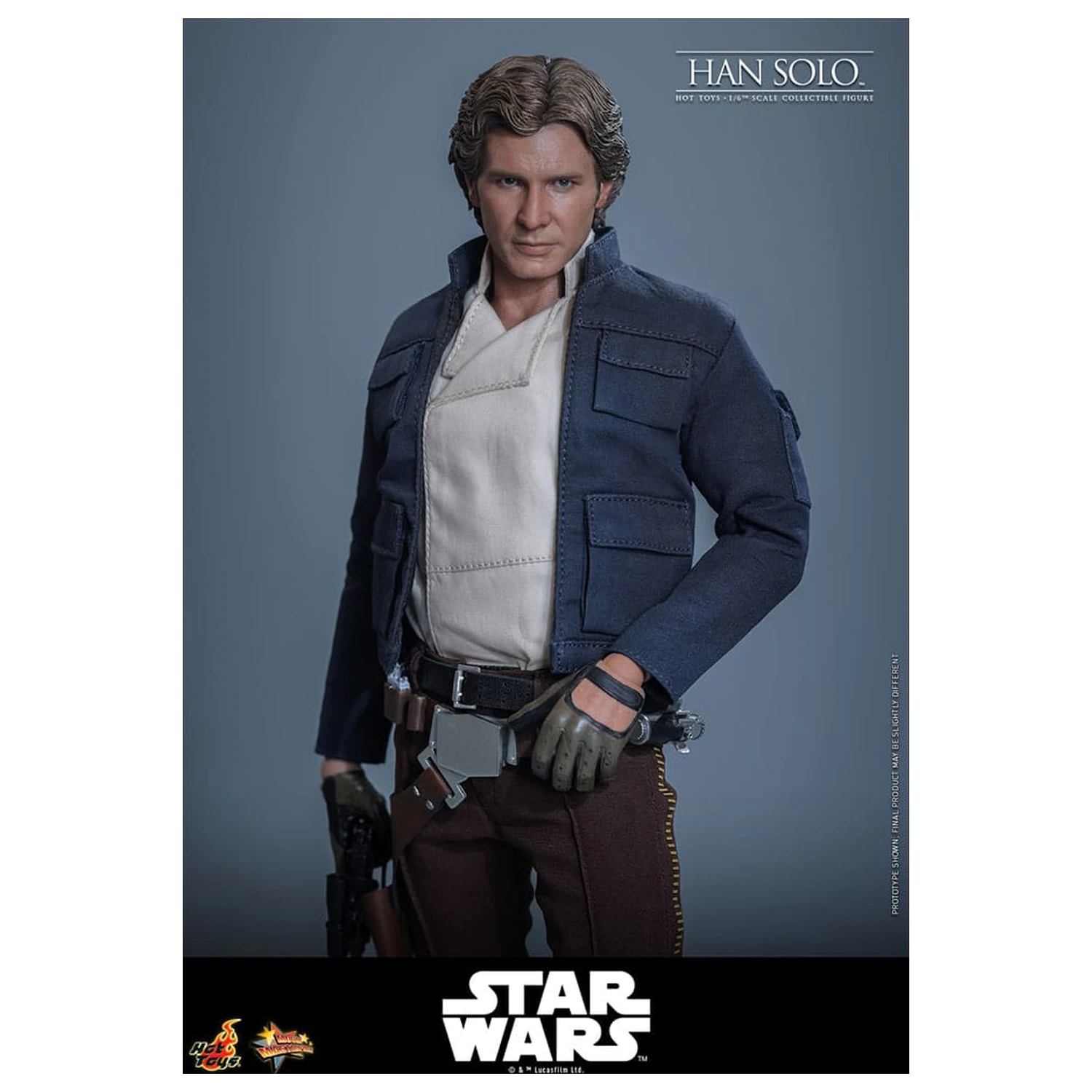 Star Wars Episode V Movie Masterpiece Action Figur 1/6 Han Solo 31 cm Produktfoto