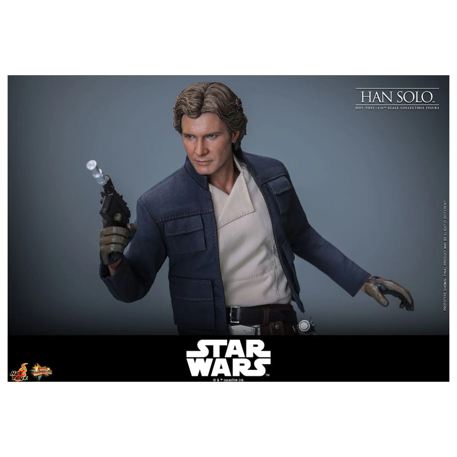 Star Wars Episode V Movie Masterpiece Action Figur 1/6 Han Solo 31 cm Produktfoto