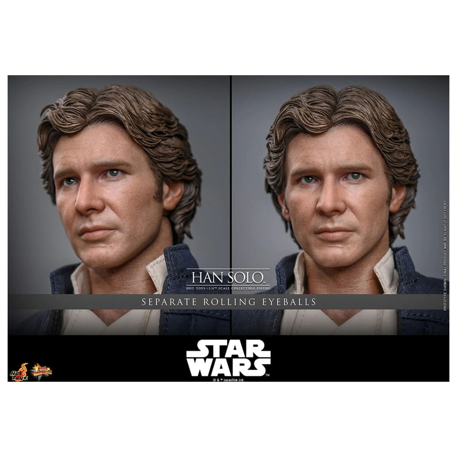 Star Wars Episode V Movie Masterpiece Action Figur 1/6 Han Solo 31 cm Produktfoto