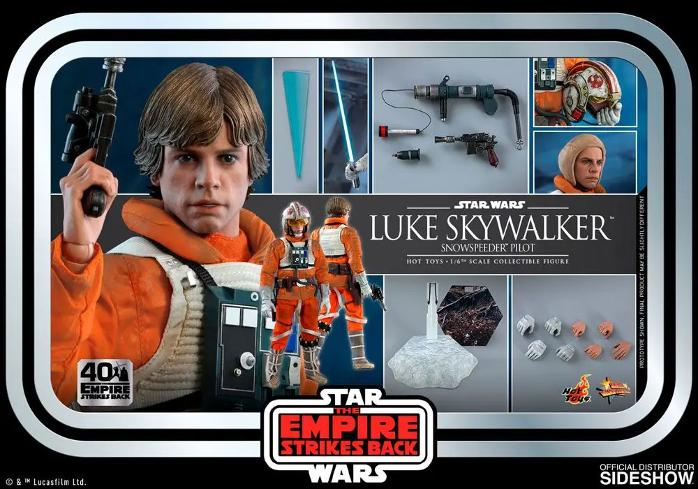 Star Wars Episode V Movie Masterpiece Actionfigur 1/6 Luke Skywalker (Snowspeeder Pilot) 28 cm Produktfoto