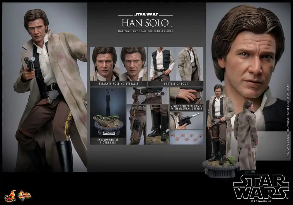 Star Wars: Episode VI Actionfigur 1/6 Han Solo 30 cm Produktfoto