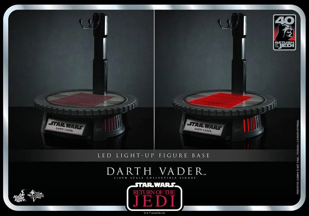 Star Wars: Episode VI 40th Anniversary Actionfigur 1/6 Darth Vader 35 cm Produktfoto