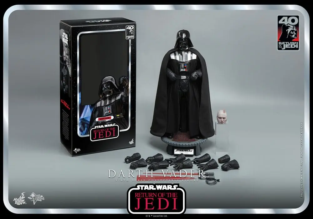 Star Wars: Episode VI 40th Anniversary Actionfigur 1/6 Darth Vader 35 cm Produktfoto