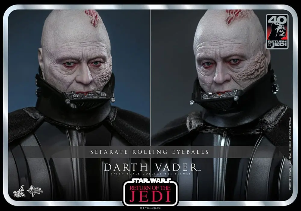 Star Wars: Episode VI 40th Anniversary Actionfigur 1/6 Darth Vader 35 cm Produktfoto