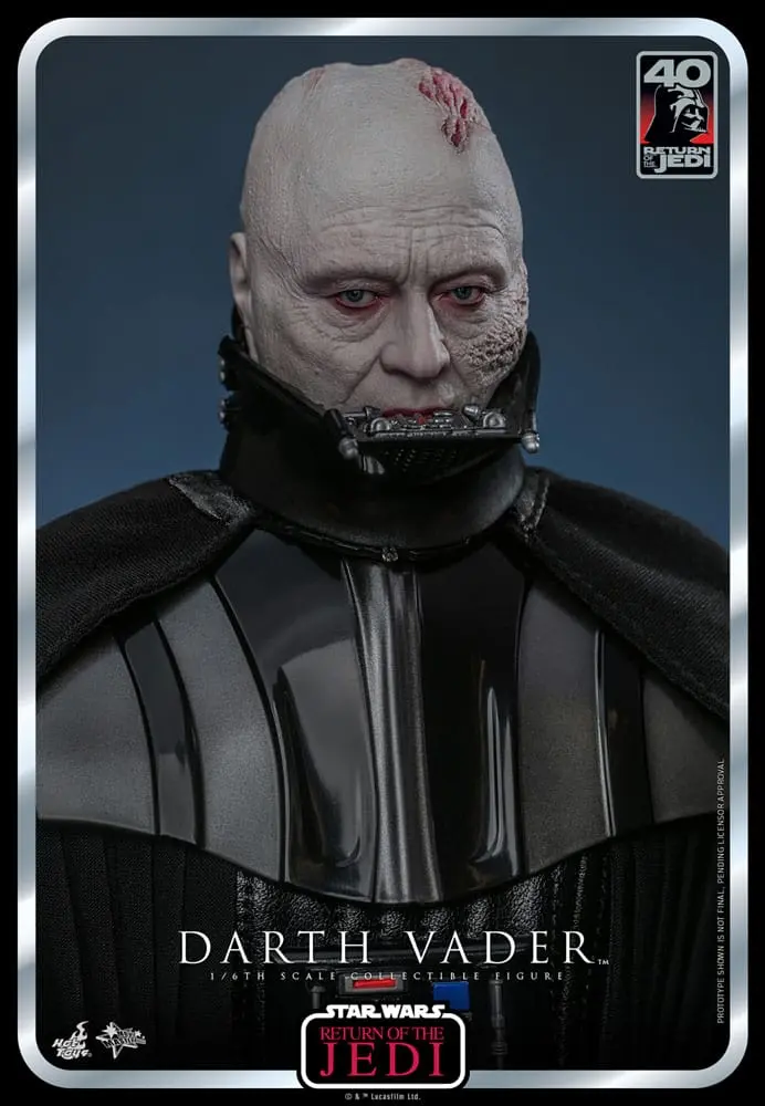Star Wars: Episode VI 40th Anniversary Actionfigur 1/6 Darth Vader 35 cm Produktfoto