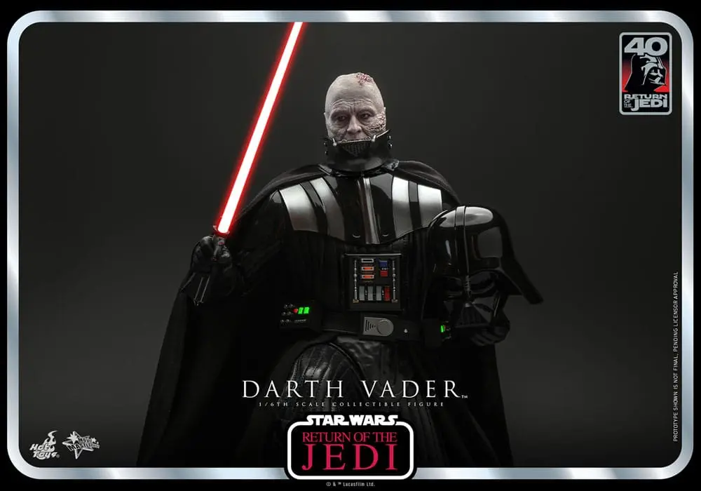 Star Wars: Episode VI 40th Anniversary Actionfigur 1/6 Darth Vader 35 cm Produktfoto
