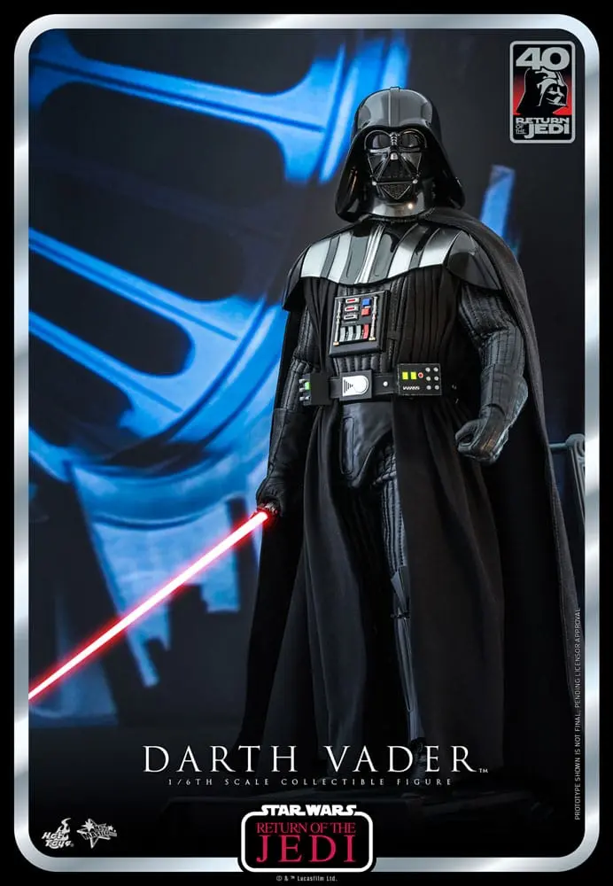 Star Wars: Episode VI 40th Anniversary Actionfigur 1/6 Darth Vader 35 cm Produktfoto