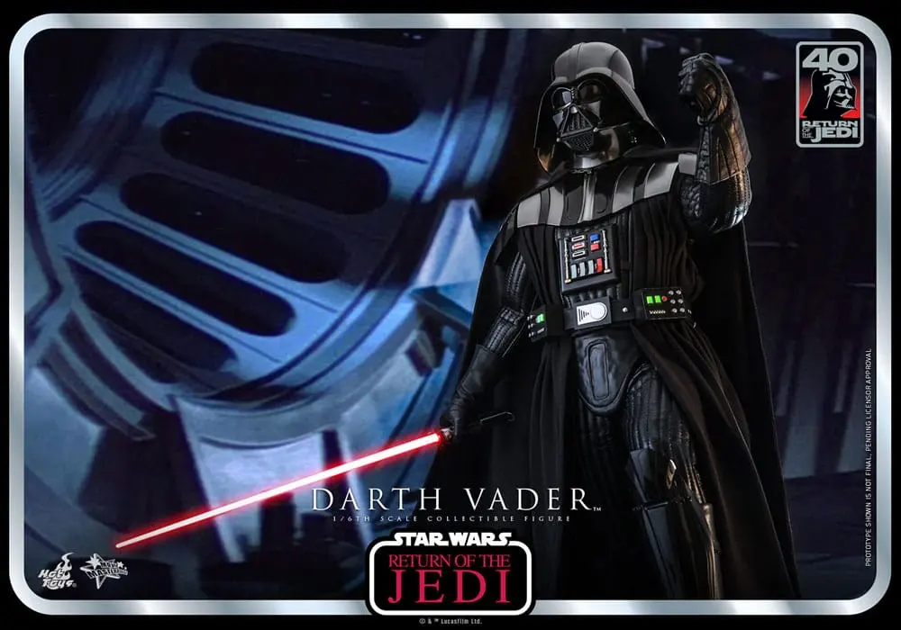 Star Wars: Episode VI 40th Anniversary Actionfigur 1/6 Darth Vader 35 cm Produktfoto