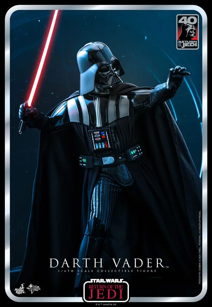 Star Wars: Episode VI 40th Anniversary Actionfigur 1/6 Darth Vader 35 cm Produktfoto