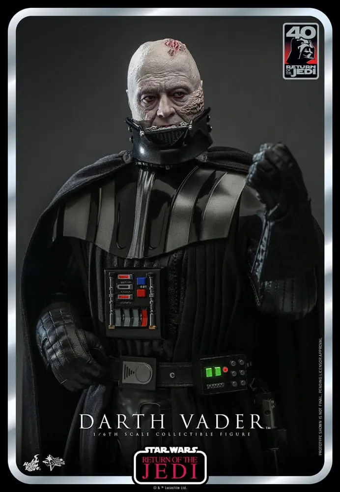 Star Wars: Episode VI 40th Anniversary Actionfigur 1/6 Darth Vader 35 cm Produktfoto