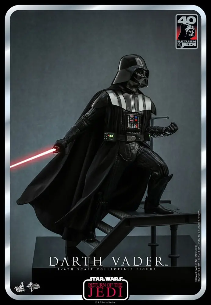 Star Wars: Episode VI 40th Anniversary Actionfigur 1/6 Darth Vader 35 cm Produktfoto