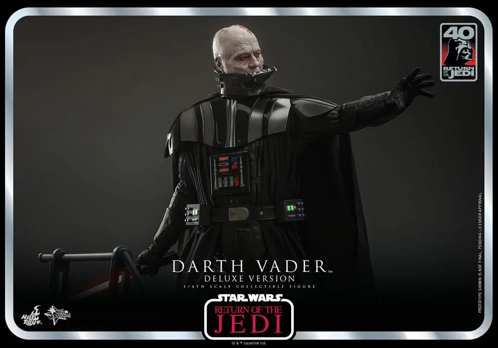 Star Wars: Episode VI 40th Anniversary Actionfigur 1/6 Darth Vader Deluxe Version 35 cm Produktfoto