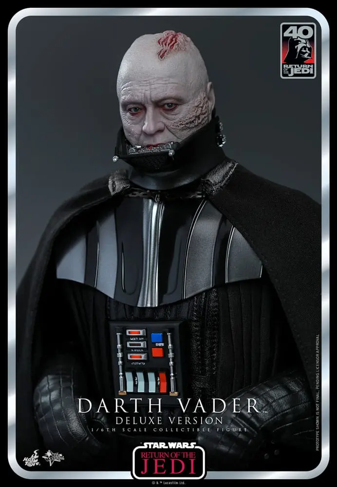 Star Wars: Episode VI 40th Anniversary Actionfigur 1/6 Darth Vader Deluxe Version 35 cm Produktfoto