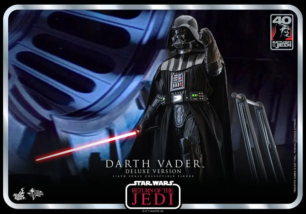 Star Wars: Episode VI 40th Anniversary Actionfigur 1/6 Darth Vader Deluxe Version 35 cm Produktfoto