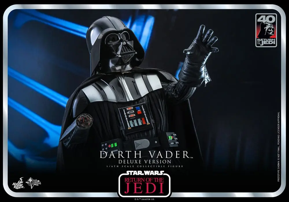 Star Wars: Episode VI 40th Anniversary Actionfigur 1/6 Darth Vader Deluxe Version 35 cm Produktfoto