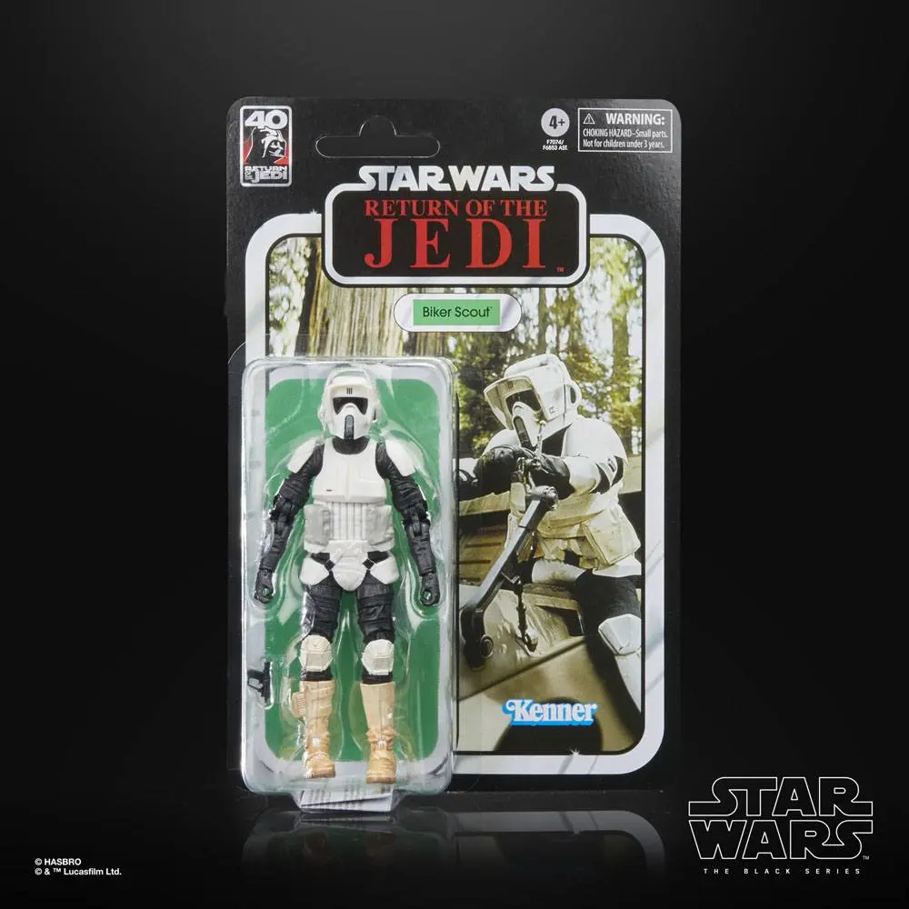 Star Wars Episode VI 40th Anniversary Black Series Actionfigur Biker Scout 15 cm termékfotó