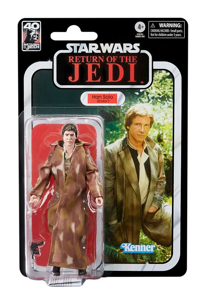 Star Wars Episode VI 40th Anniversary Black Series Actionfigur Han Solo (Endor) 15 cm termékfotó