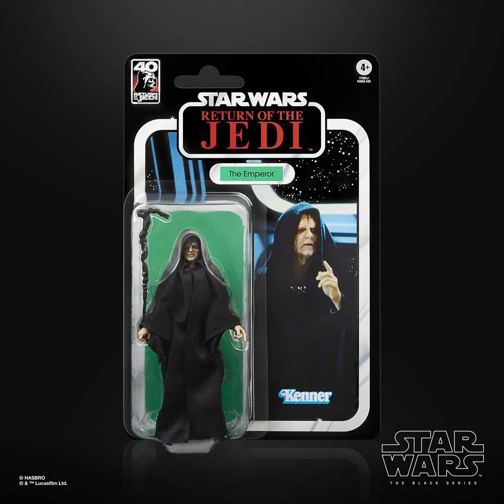 Star Wars Episode VI 40th Anniversary Black Series Actionfigur The Emperor 15 cm Produktfoto