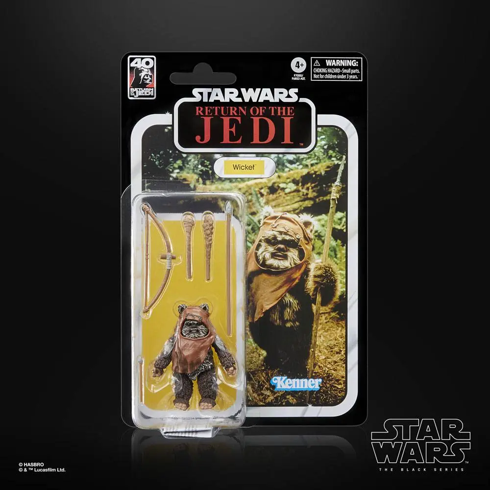 Star Wars Episode VI 40th Anniversary Black Series Actionfigur Wicket 15 cm Produktfoto