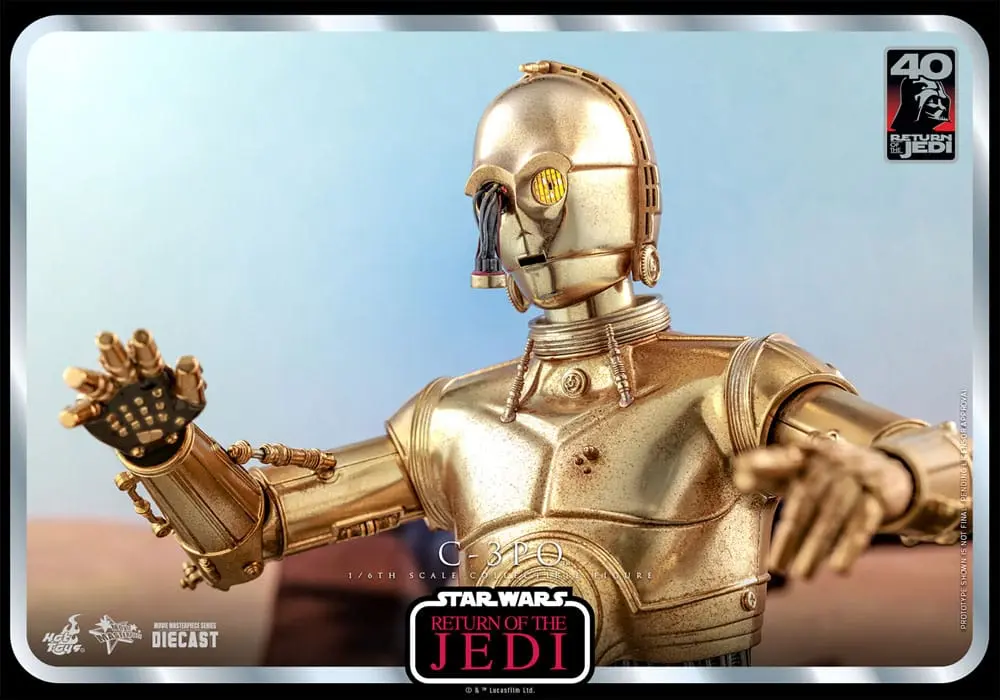 Star Wars: Episode VI 40th Anniversary Actionfigur 1/6 C-3PO 29 cm Produktfoto