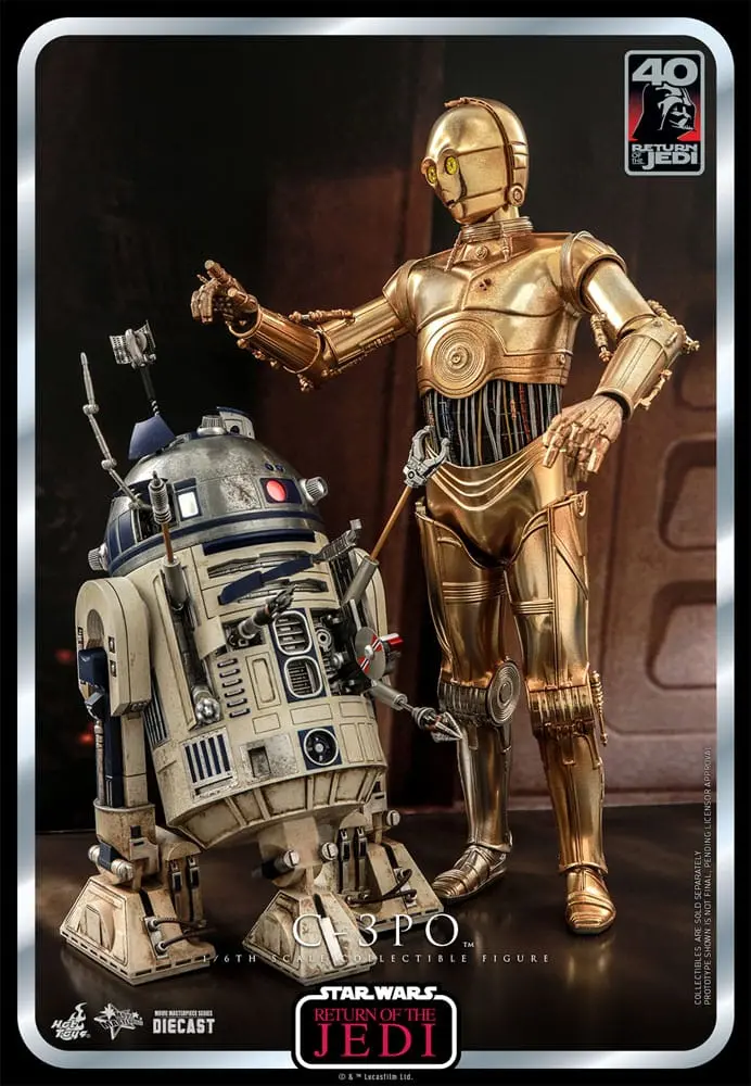 Star Wars: Episode VI 40th Anniversary Actionfigur 1/6 C-3PO 29 cm Produktfoto