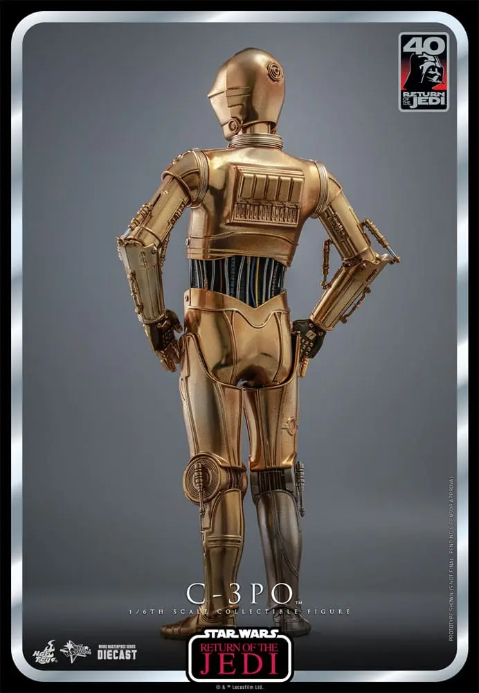 Star Wars: Episode VI 40th Anniversary Actionfigur 1/6 C-3PO 29 cm Produktfoto