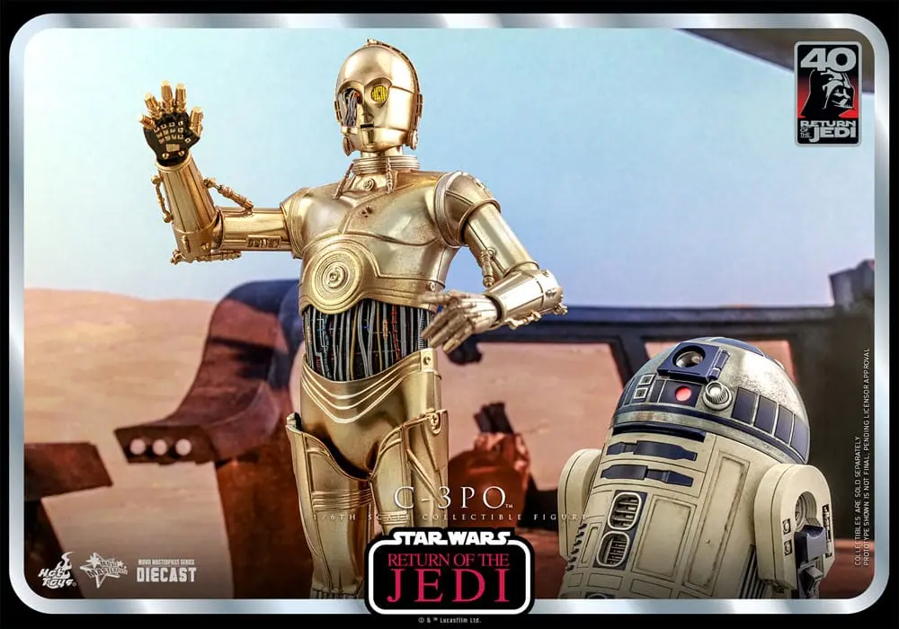 Star Wars: Episode VI 40th Anniversary Actionfigur 1/6 C-3PO 29 cm Produktfoto