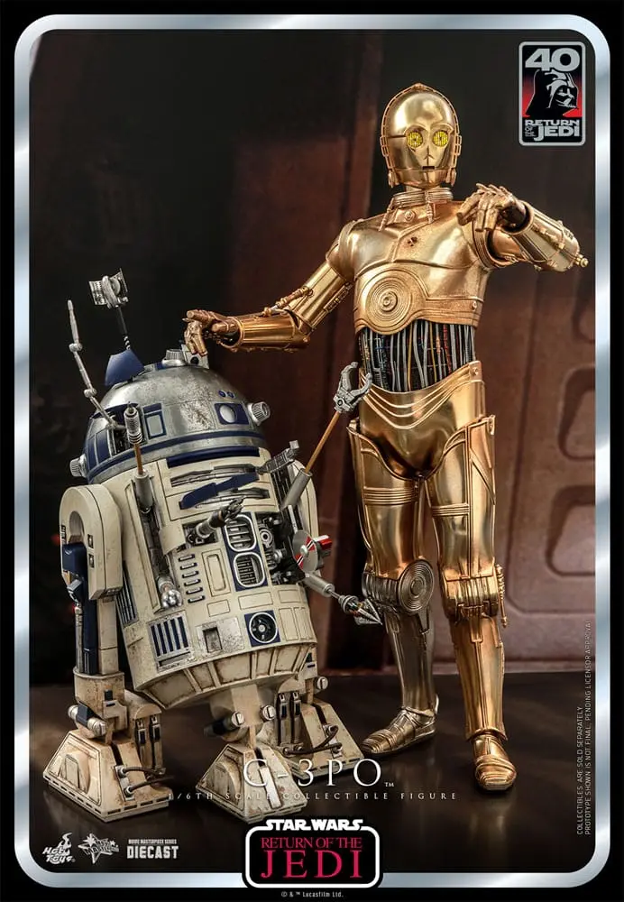 Star Wars: Episode VI 40th Anniversary Actionfigur 1/6 C-3PO 29 cm Produktfoto