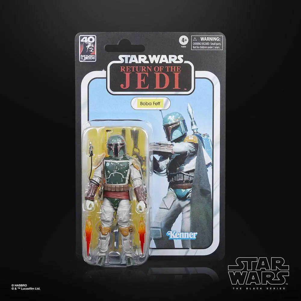 Star Wars Episode VI 40th Anniversary Black Series Deluxe Actionfigur Boba Fett 15 cm Produktfoto
