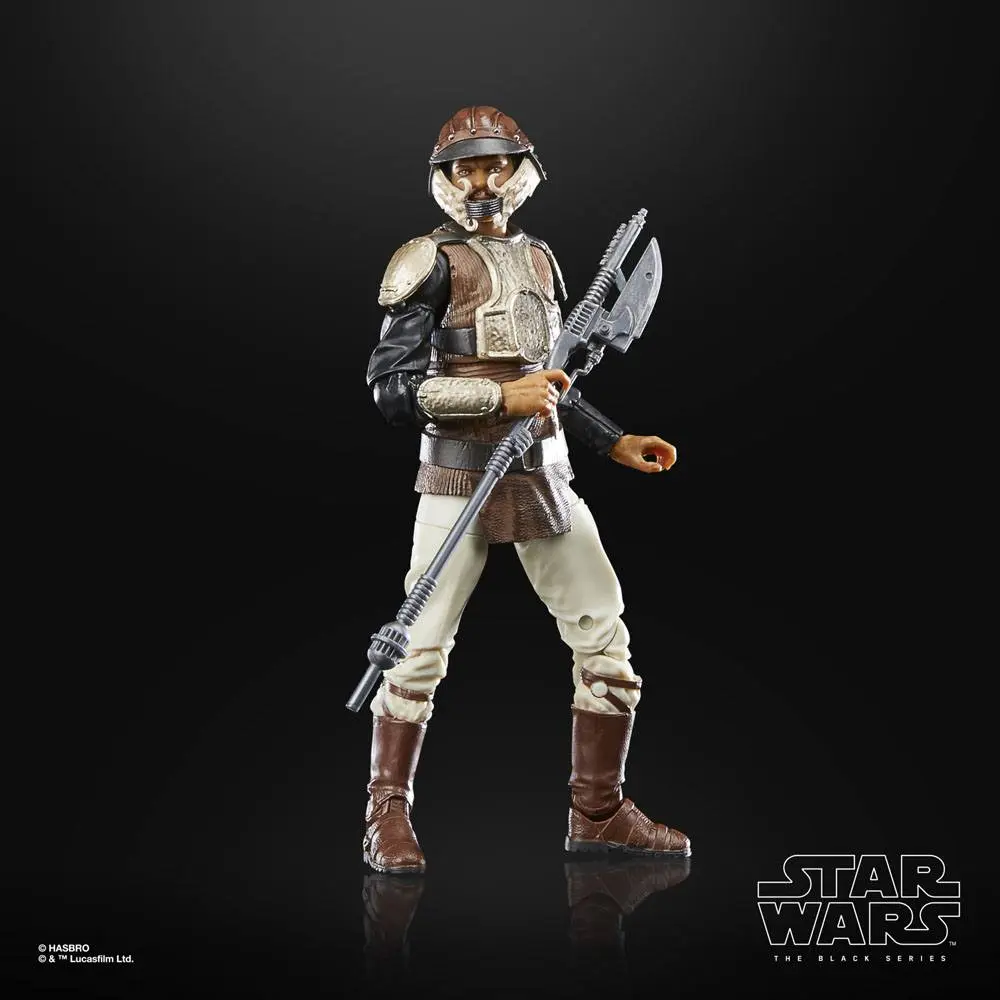 Star Wars Episode VI 40th Anniversary Black Series Actionfigur Lando Calrissian (Skiff Guard) 15 cm Produktfoto