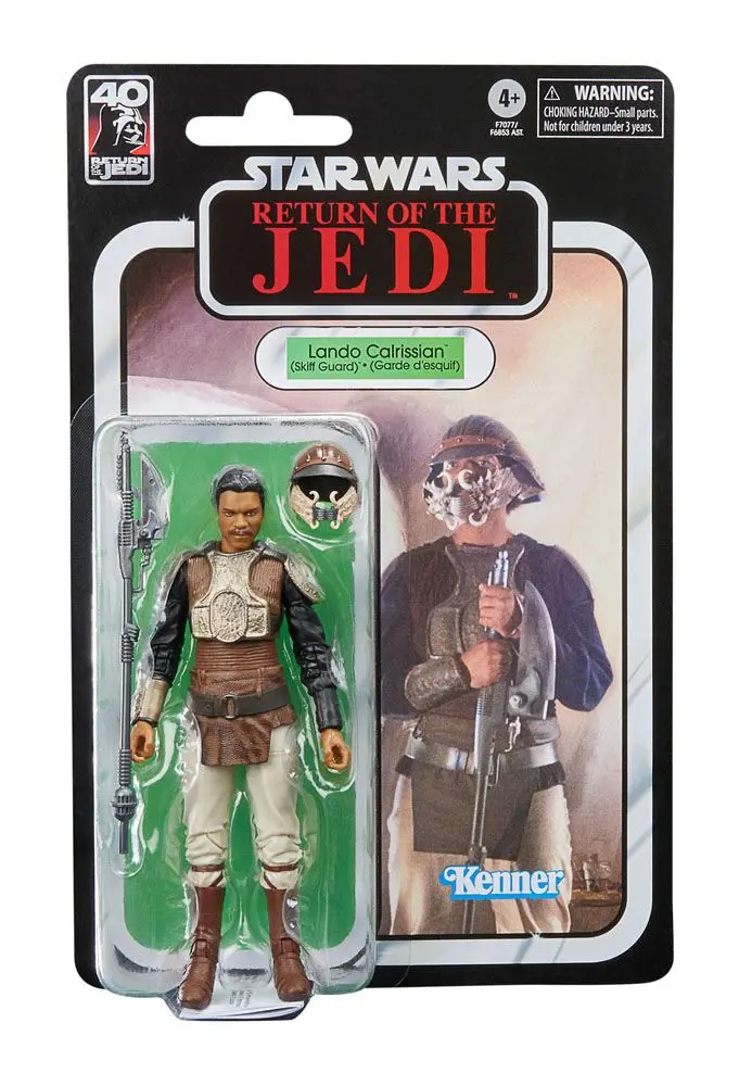 Star Wars Episode VI 40th Anniversary Black Series Actionfigur Lando Calrissian (Skiff Guard) 15 cm Produktfoto