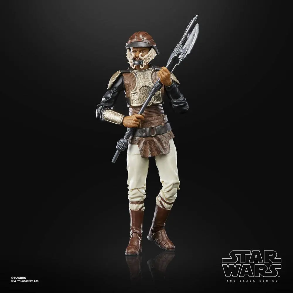 Star Wars Episode VI 40th Anniversary Black Series Actionfigur Lando Calrissian (Skiff Guard) 15 cm Produktfoto