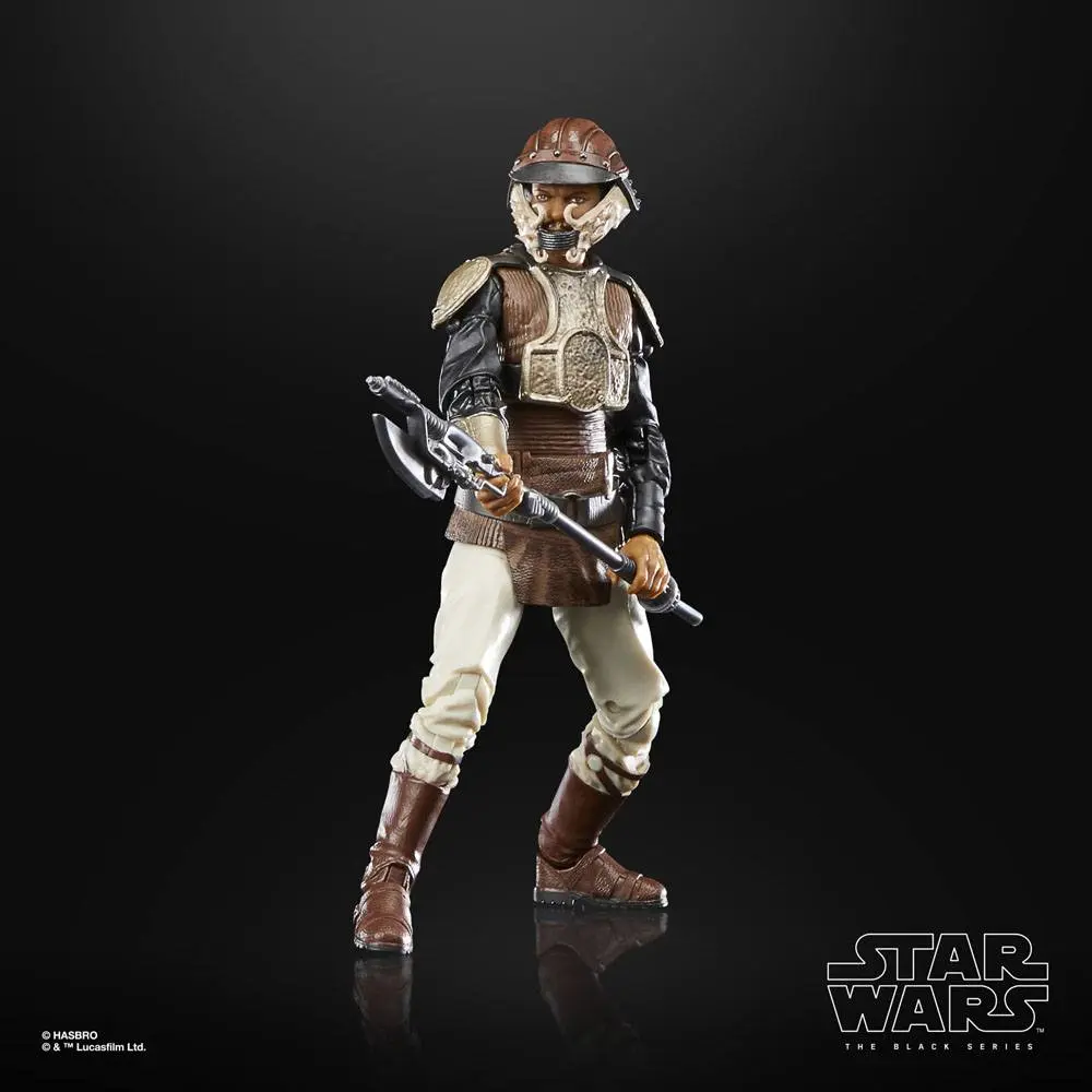 Star Wars Episode VI 40th Anniversary Black Series Actionfigur Lando Calrissian (Skiff Guard) 15 cm Produktfoto