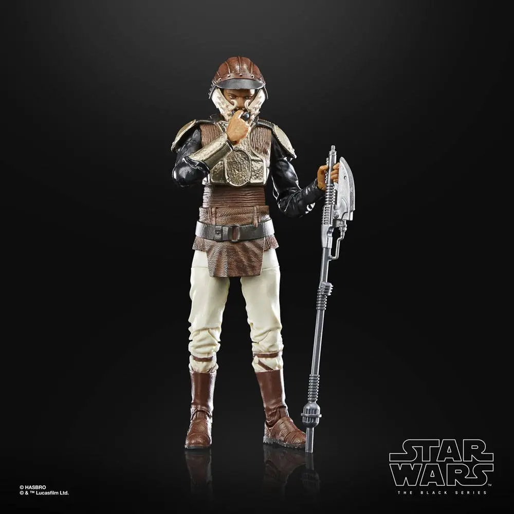 Star Wars Episode VI 40th Anniversary Black Series Actionfigur Lando Calrissian (Skiff Guard) 15 cm Produktfoto