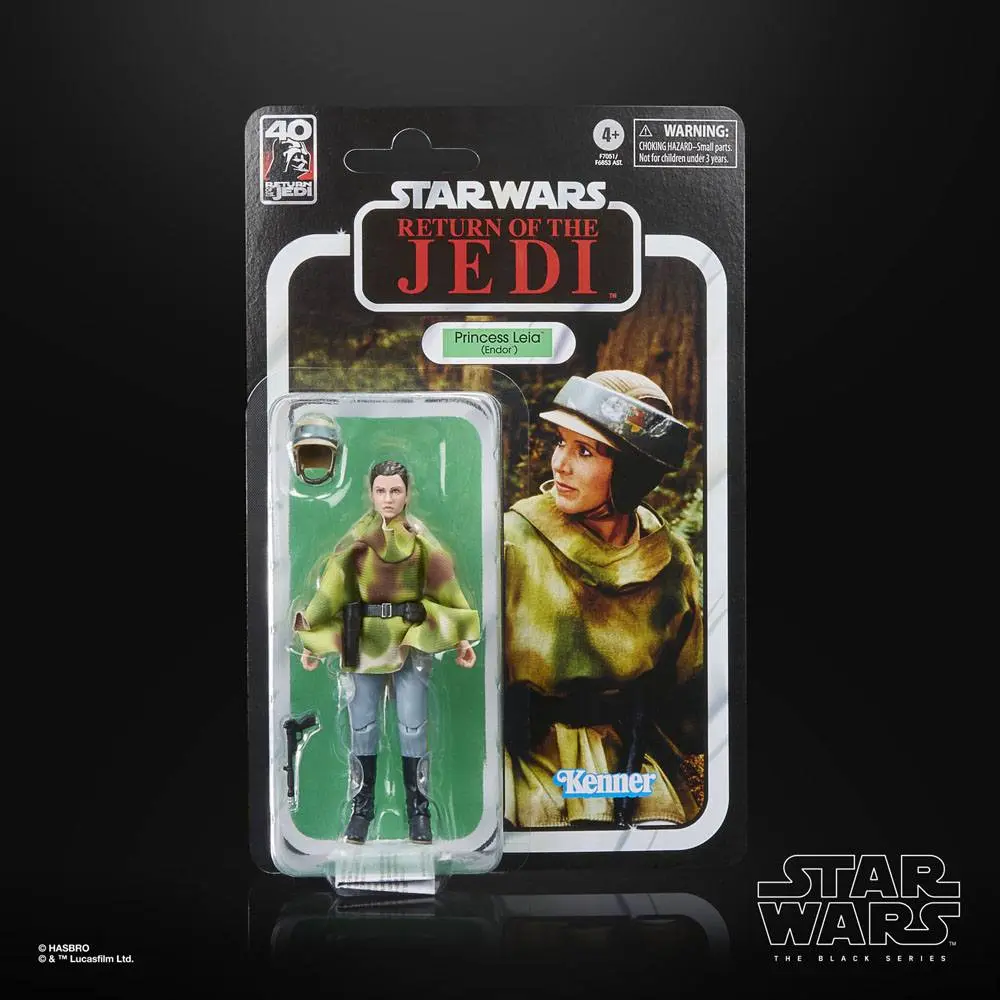 Star Wars Episode VI 40th Anniversary Black Series Actionfigur Princess Leia (Endor) 15 cm Produktfoto