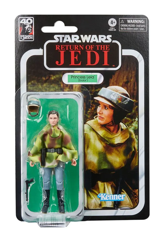 Star Wars Episode VI 40th Anniversary Black Series Actionfigur Princess Leia (Endor) 15 cm Produktfoto