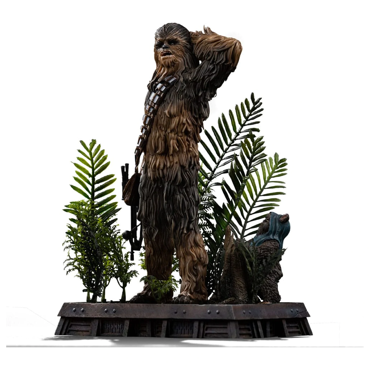 Star Wars Episode VI Art Scale Statue 1/10 Chewbacca and Tokkat 22 cm Produktfoto