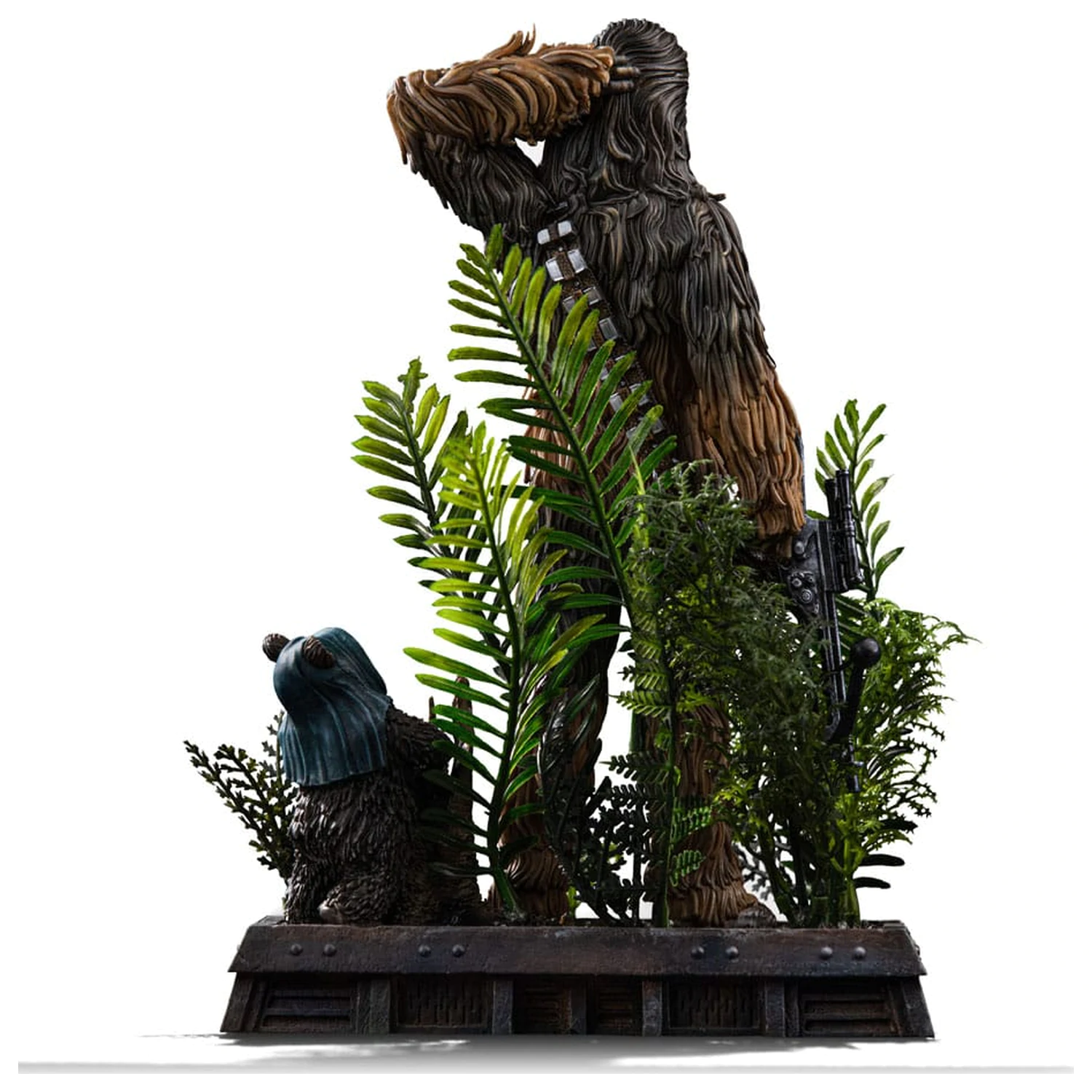 Star Wars Episode VI Art Scale Statue 1/10 Chewbacca and Tokkat 22 cm Produktfoto