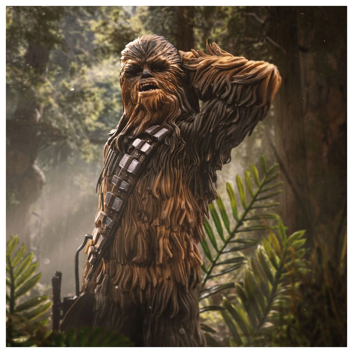 Star Wars Episode VI Art Scale Statue 1/10 Chewbacca and Tokkat 22 cm Produktfoto