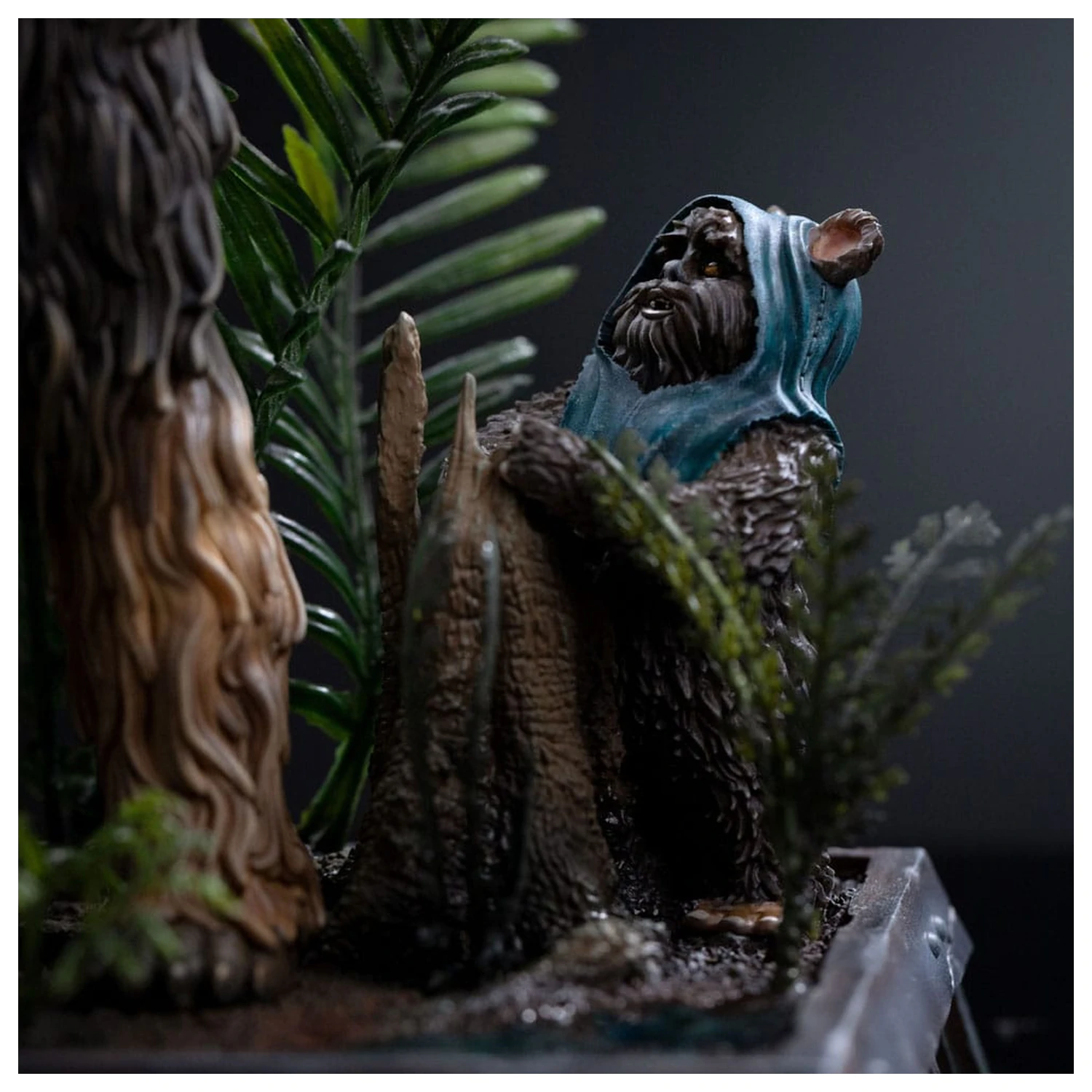 Star Wars Episode VI Art Scale Statue 1/10 Chewbacca and Tokkat 22 cm Produktfoto
