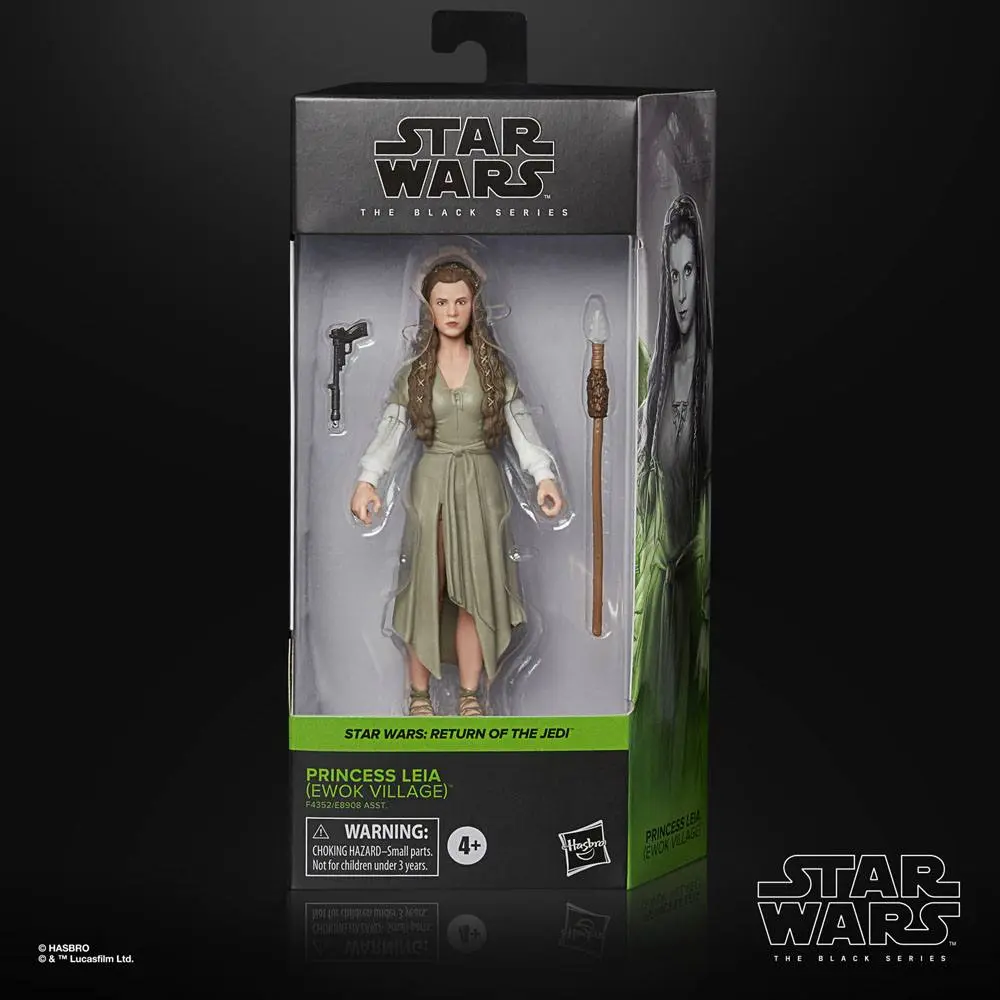 Star Wars Episode VI Black Series Actionfigur 2022 Princess Leia (Ewok Village) 15 cm termékfotó