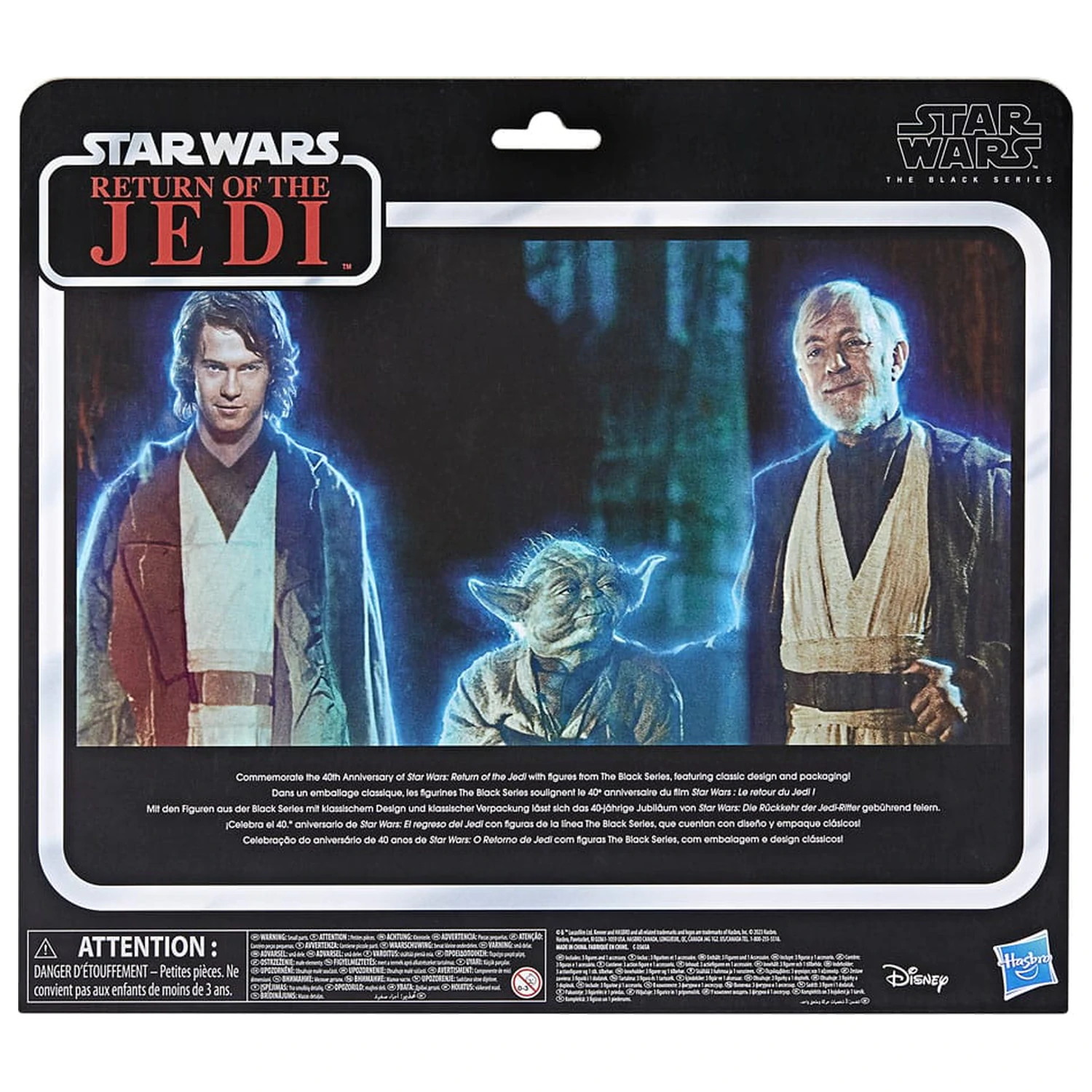 Star Wars Episode VI Black Series Action-Figuren 3er-Pack Force Spirits 15 cm Produktfoto