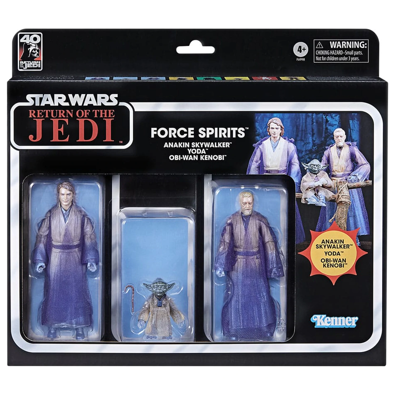 Star Wars Episode VI Black Series Action-Figuren 3er-Pack Force Spirits 15 cm Produktfoto