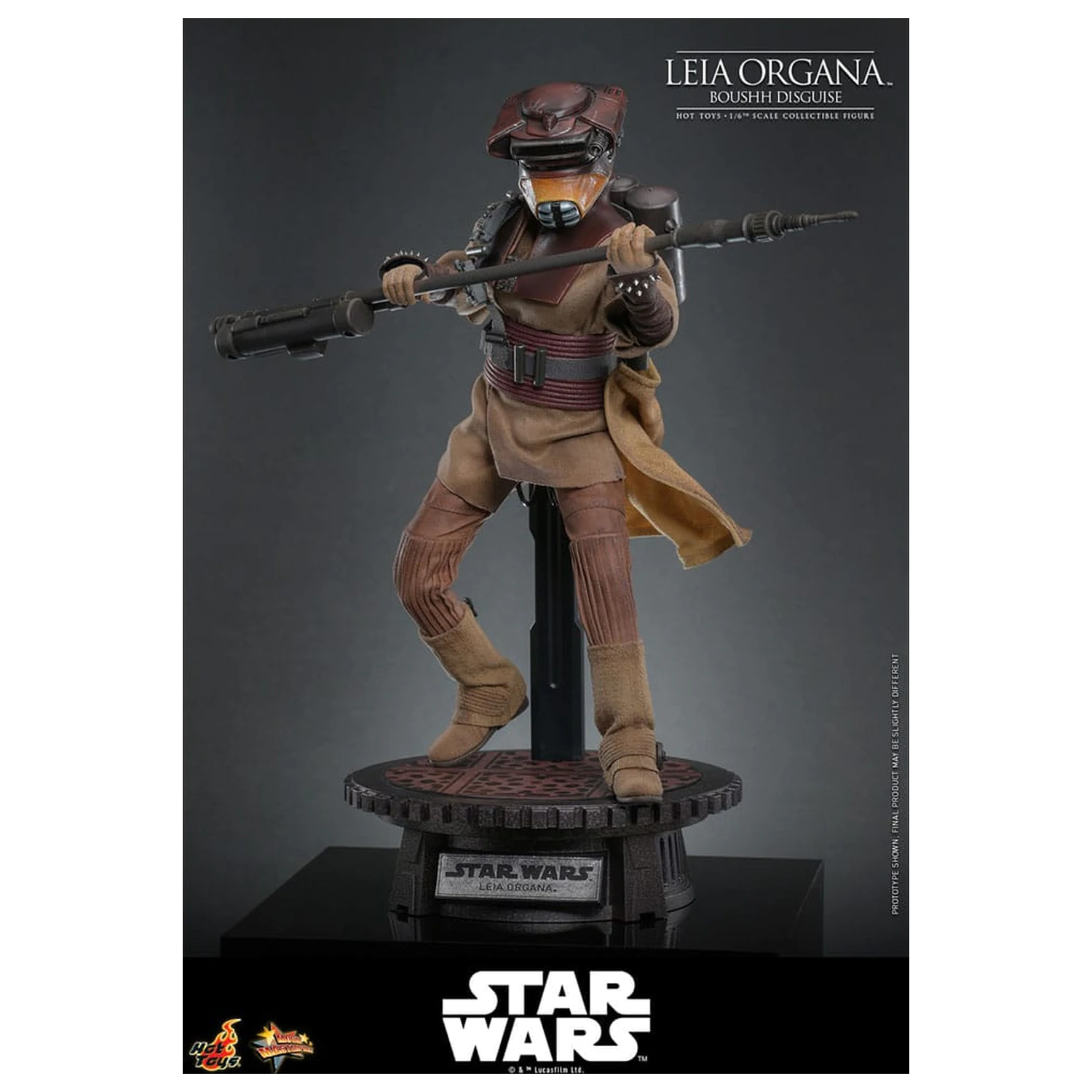 Star Wars Episode VI Movie Masterpiece Action Figur 1/6 Leia Organa (Boushh Disguise) 27 cm Produktfoto