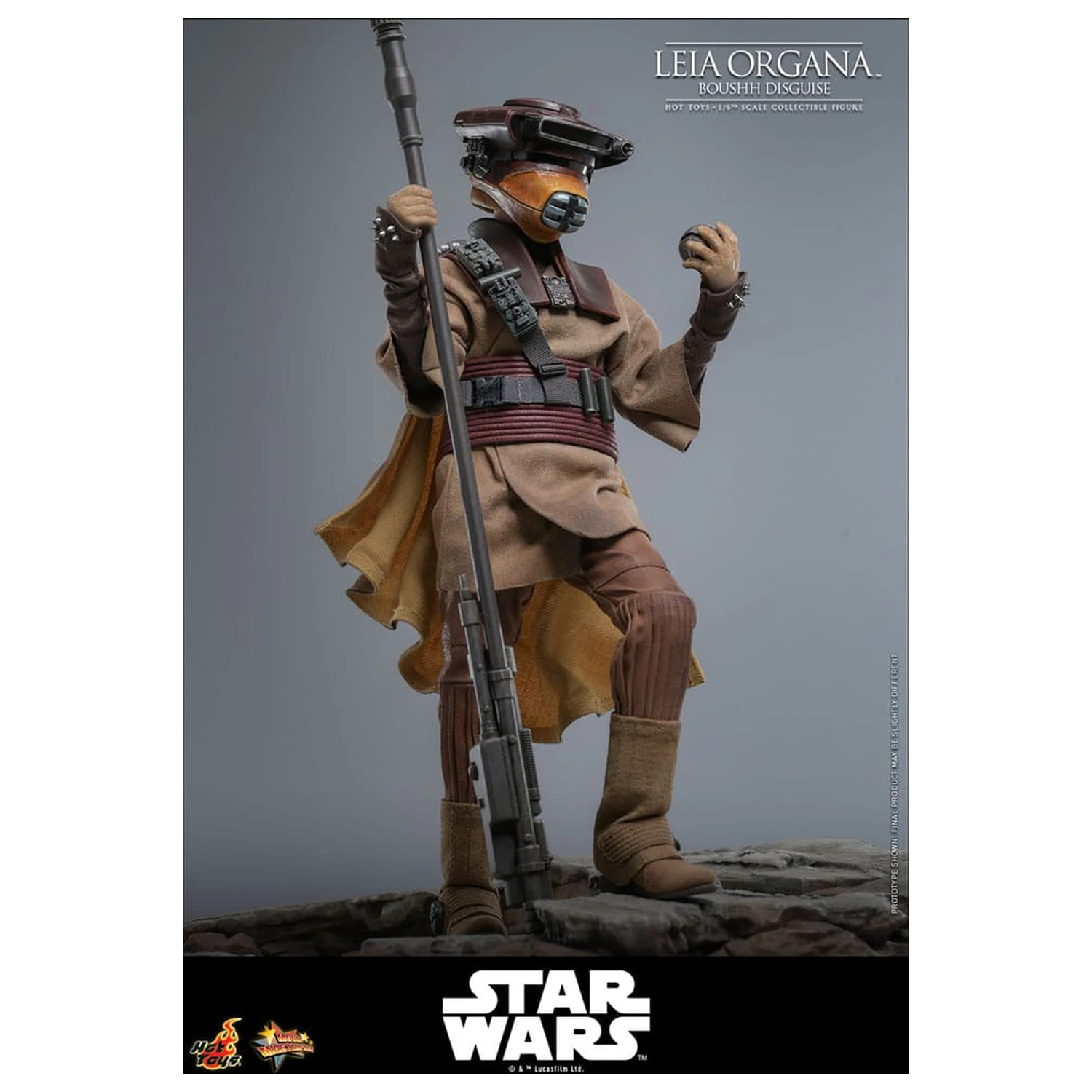 Star Wars Episode VI Movie Masterpiece Action Figur 1/6 Leia Organa (Boushh Disguise) 27 cm Produktfoto