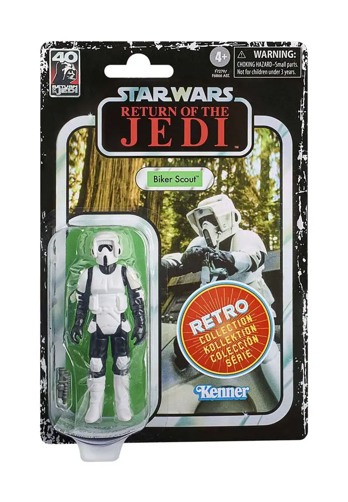 Star Wars Episode VI Retro Collection Actionfigur Biker Scout 10 cm Produktfoto