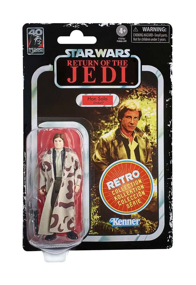 Star Wars Episode VI Retro Collection Actionfigur Han Solo (Endor) 10 cm Produktfoto