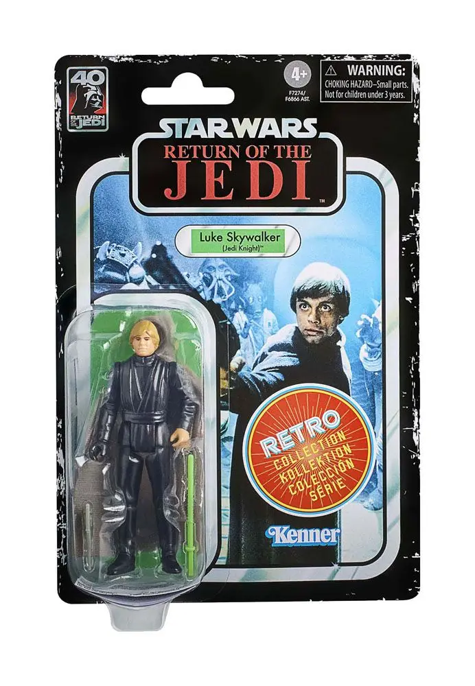 Star Wars Episode VI Retro Collection Action Figur Luke Skywalker (Jedi Knight) 10 cm Produktfoto